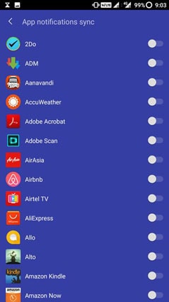 Cortana App Select